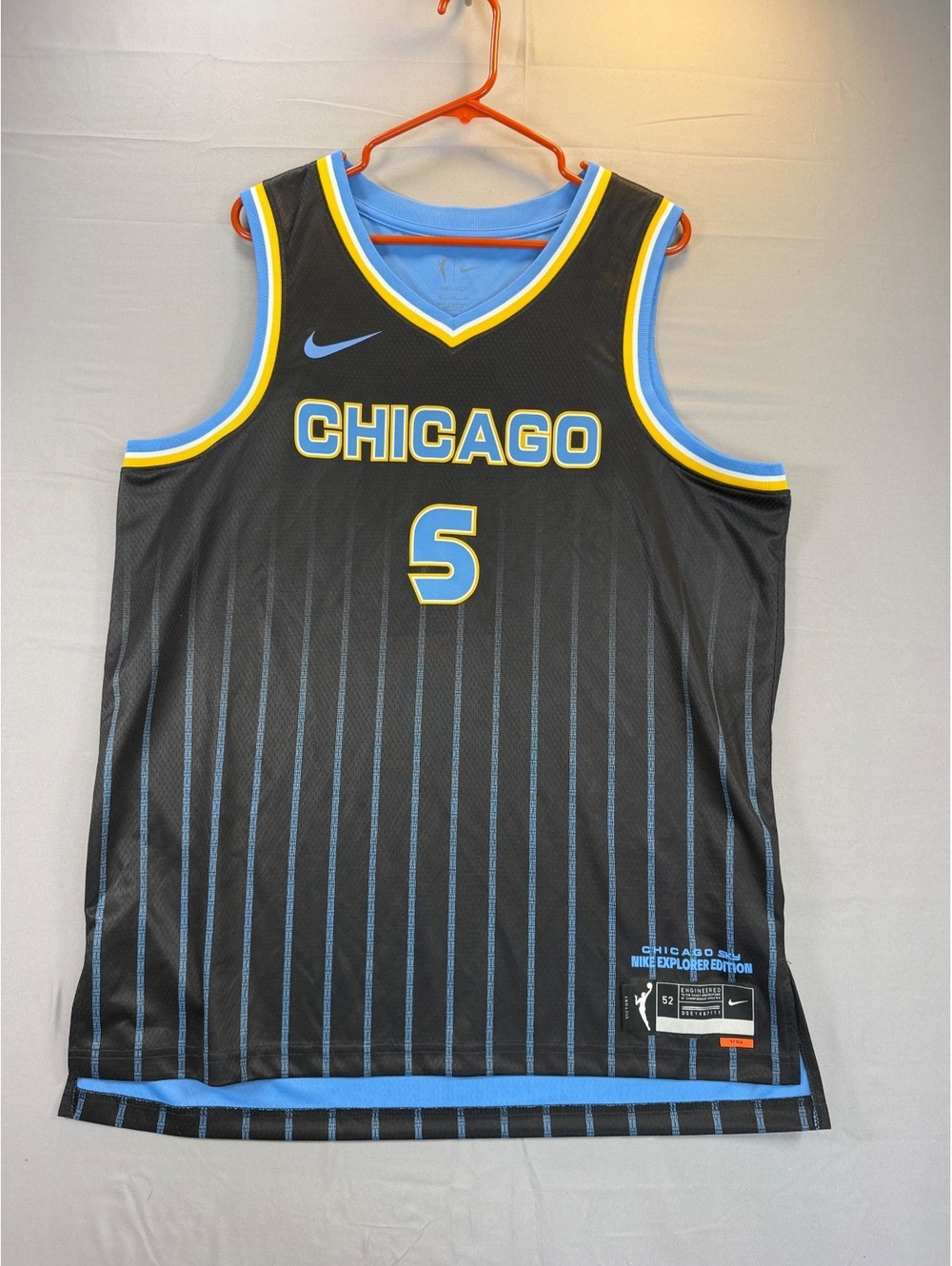 Nike Chicago Sky Angel Reese #5 Explorer Ed. Dri-FIT Basketball Jersey Size 52